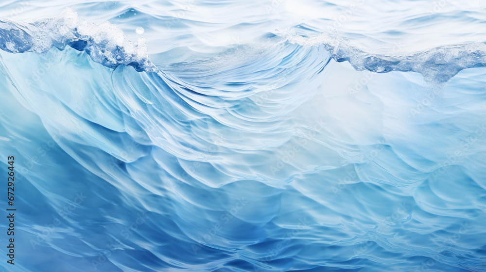 blue water surface background.