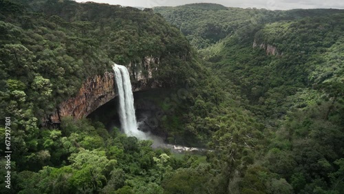 Caracol Waterfall (Cascata do Caracol) - Canela, Rio Grande do Sul, Brazil