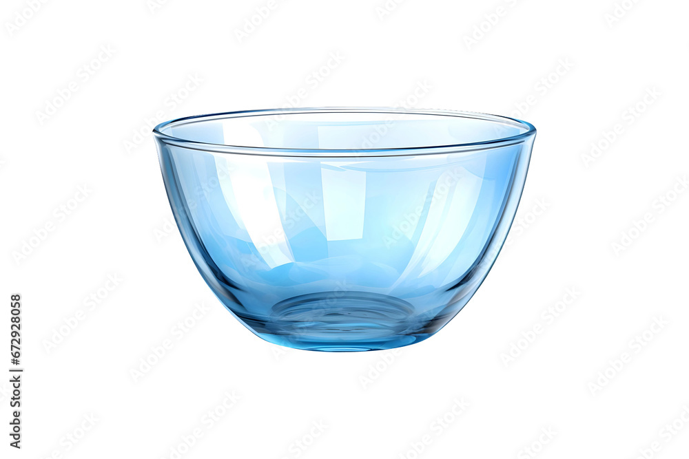 Empty mixing bowl isolated on a transparent background