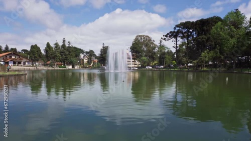 Joaquina Rita Bier Lake and Square - Gramado, Rio Grande do Sul, Brazil