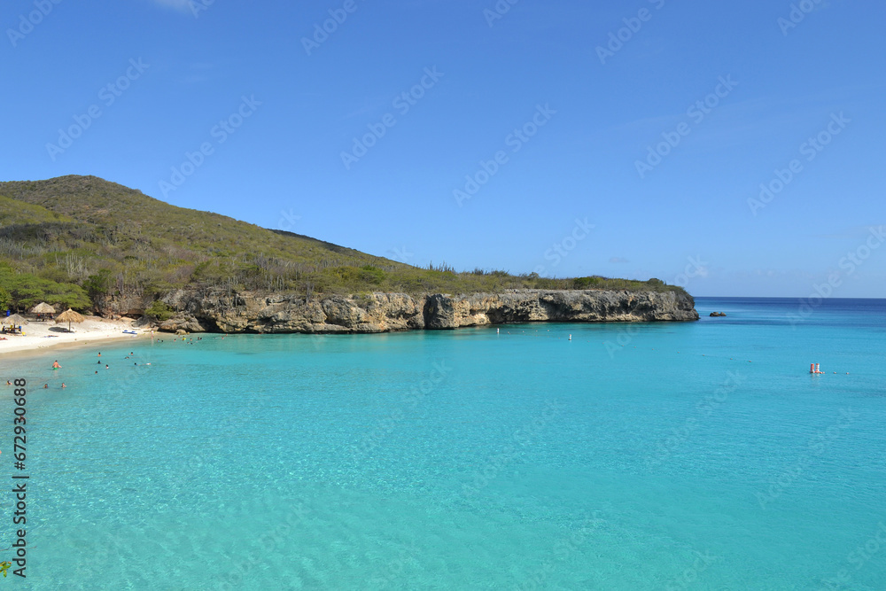a beautiful beach on an island in the Caribbean Sea