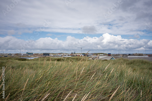 Obraz na płótnie Life in Hvide Sande w salonie