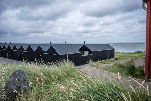 Obraz na płótnie Life in Hvide Sande w salonie