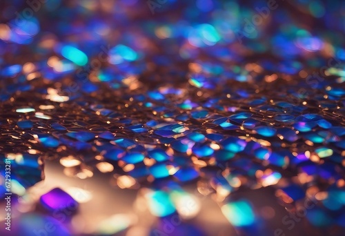 Reflective holographic metallic glass cellophane miniskirt