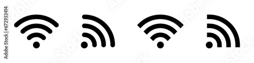 Wifi icon set