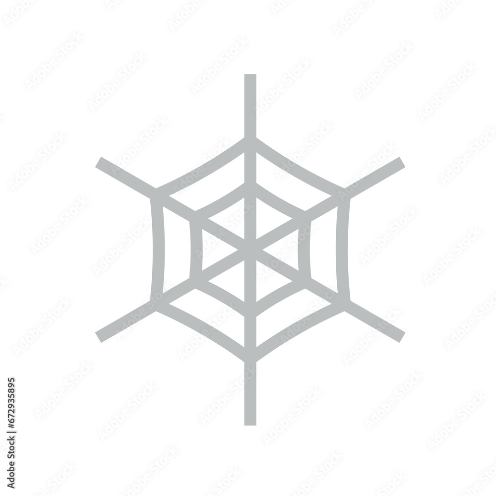 Spider web icon. Web Halloween and spider attribute. The cobweb is a symbol of time or horror films. Spider web icon. Web Halloween and spider attribute. The cobweb is a symbol of time or horror films.