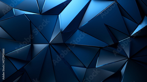 Blue wallpaper with triangles, pixelated geometrics
