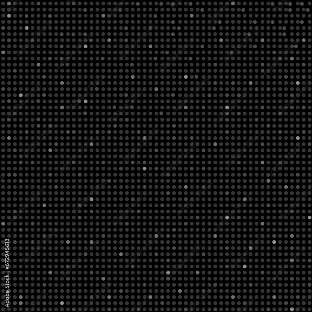 Pattern of background silver halftone polka dot mosaic in pop art style. Metal texture of gray glitter. Holiday vector illustration. Party background. Christmas banner element. Disco decoration. Pattern of background silver halftone polka dot mosaic in pop art style. Metal texture of gray glitter. Holiday vector illustration. Party background. Christmas banner element. Disco decoration.