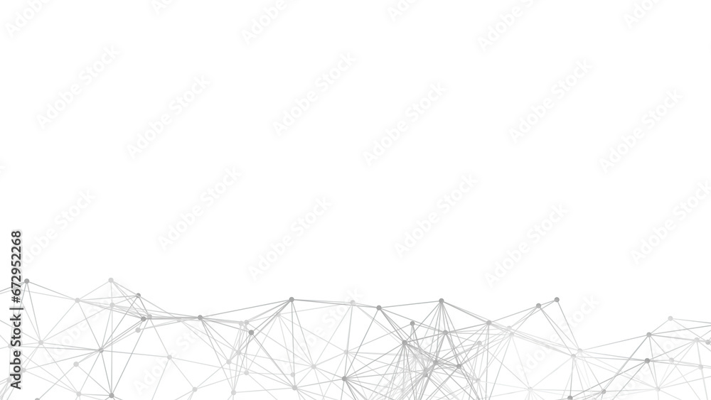 Obraz premium Abstract geometric background. Plexus mesh backdrop illustration.