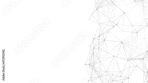 Abstract geometric background. Plexus mesh backdrop illustration.