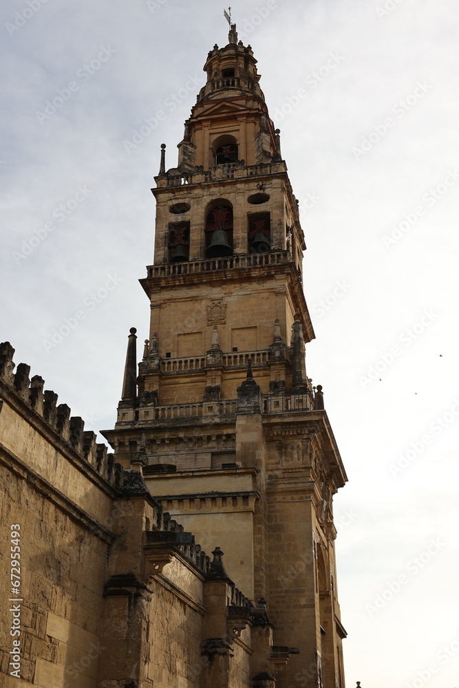 View of the mosque cathedral of Cordoba, Andalusia, Spain