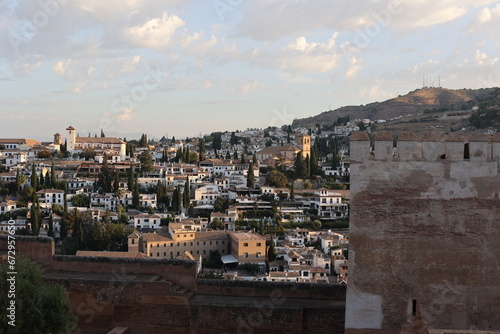 Fortress of the alhambra of granada, andalusia, spain