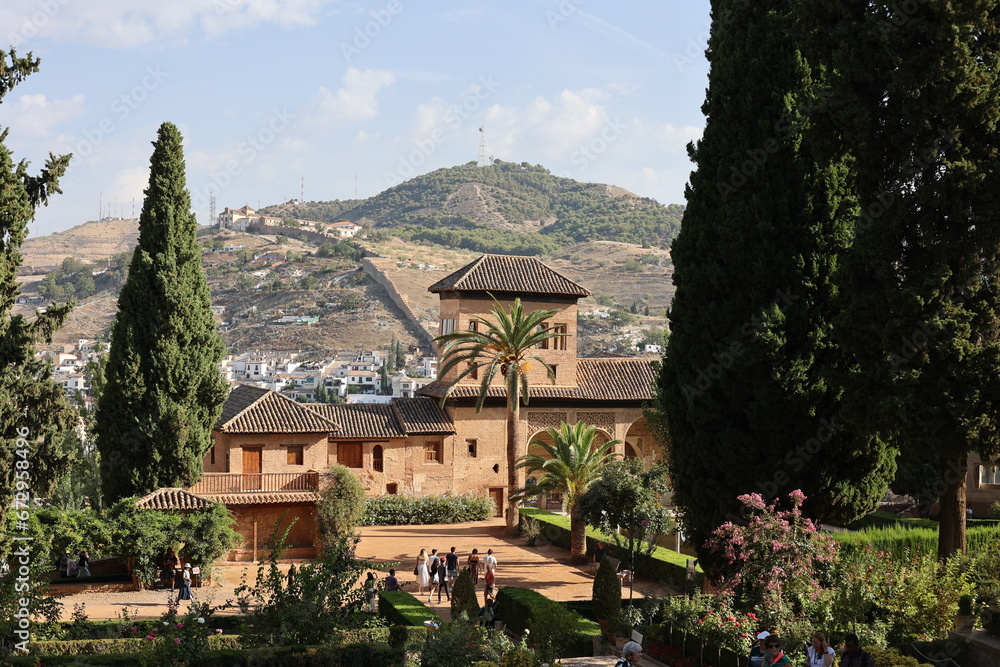 View from the Alhambra, Granada, Spain, Andalusia View from the Alhambra, Granada, Spain, Andalusia