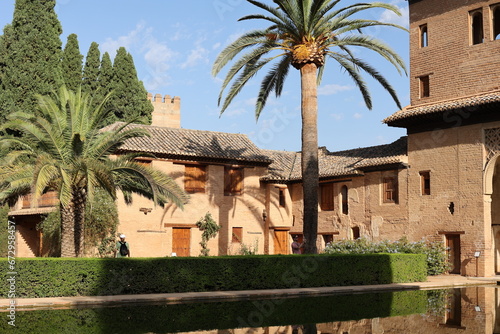 Garden of the Alhambra, Granada, Spain, Andalusia photo