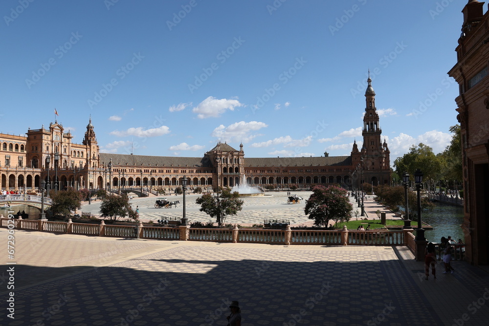Fototapeta premium seville plaza de espana