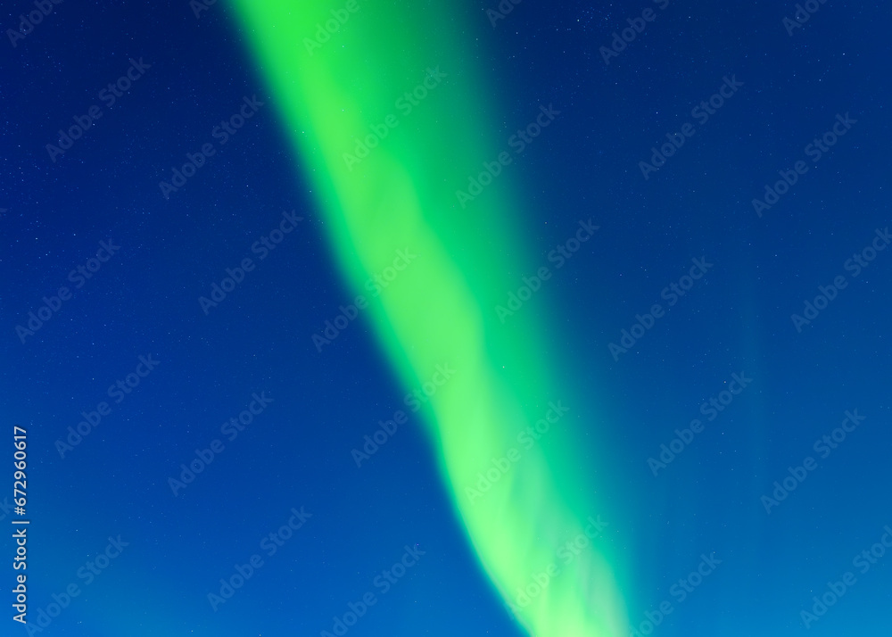 Sky background with northern lights. Aurora borealis. Northern lights as a background. Night winter landscape with aurora. Natural background.