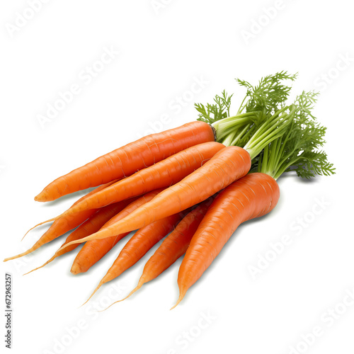Carrot isolated on transparent or white background, png