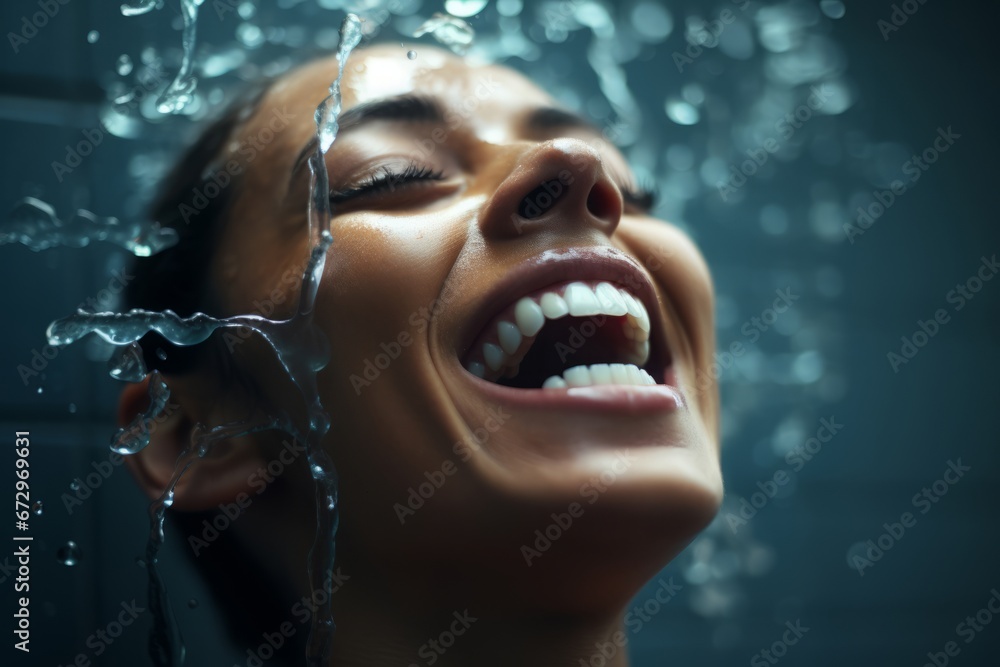 笑顔の女性,Generative AI AI画像 笑顔の女性,Generative AI AI画像