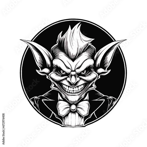 Dungeons and Dragons Goblin Icon - Fantasy, Adventure, Exciting, Mystical - Generative AI Art Image - SVG
