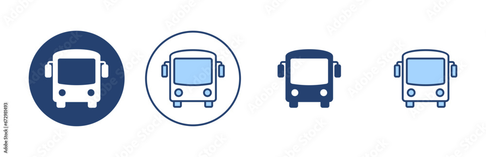 Bus icon vector. bus sign and symbol Bus icon vector. bus sign and symbol
