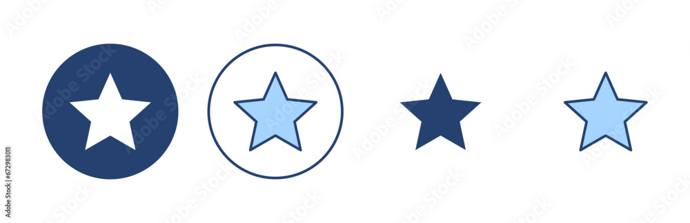Star icon vector. rating sign and symbol. favourite star icon Star icon vector. rating sign and symbol. favourite star icon
