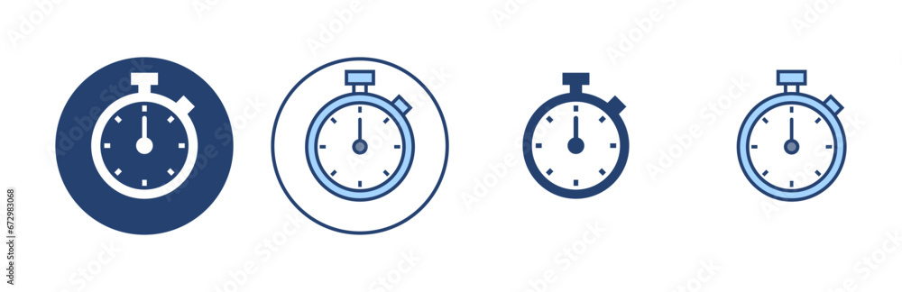 Stopwatch icon vector. Timer sign and symbol. Countdown icon. Period of time Stopwatch icon vector. Timer sign and symbol. Countdown icon. Period of time