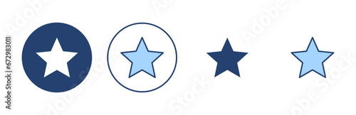 Star icon vector. rating sign and symbol. favourite star icon