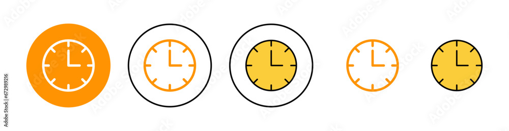 Clock icon set for web and mobile app. Time sign and symbol. watch icon Clock icon set for web and mobile app. Time sign and symbol. watch icon