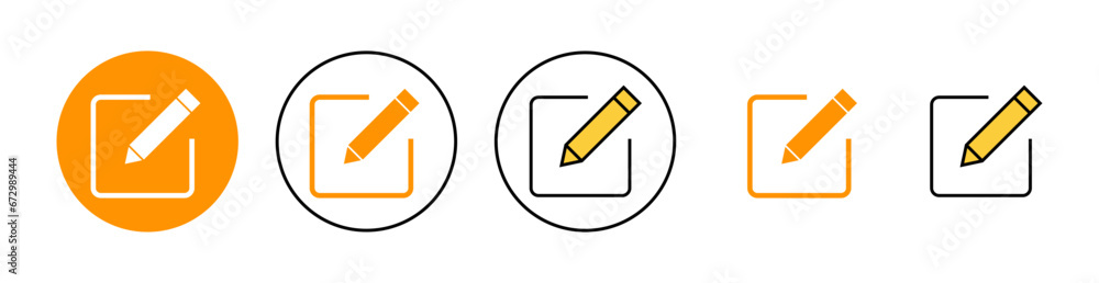 Edit icon set for web and mobile app. edit document sign and symbol. edit text icon. pencil. sign up Edit icon set for web and mobile app. edit document sign and symbol. edit text icon. pencil. sign up