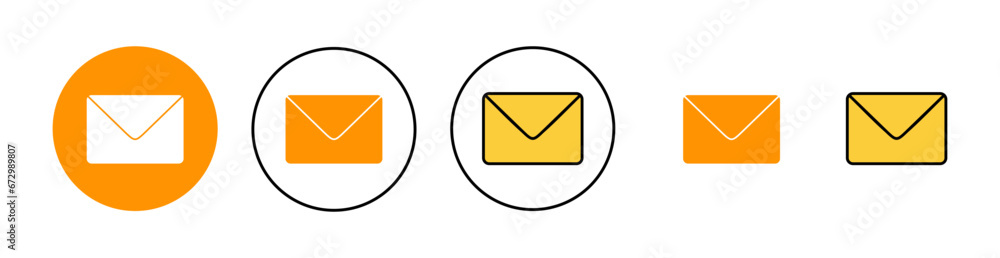 Mail icon set tor for web and mobile app. email sign and symbol. E-mail icon. Envelope icon Mail icon set tor for web and mobile app. email sign and symbol. E-mail icon. Envelope icon