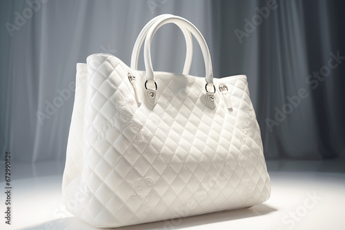 white purse