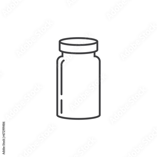 vial icon vector