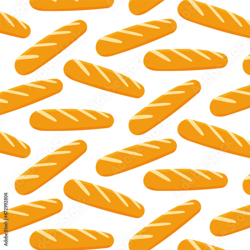 loaf long bread france paris pattern textile