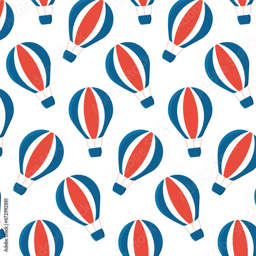 aerostat hot air balloon france flag fly