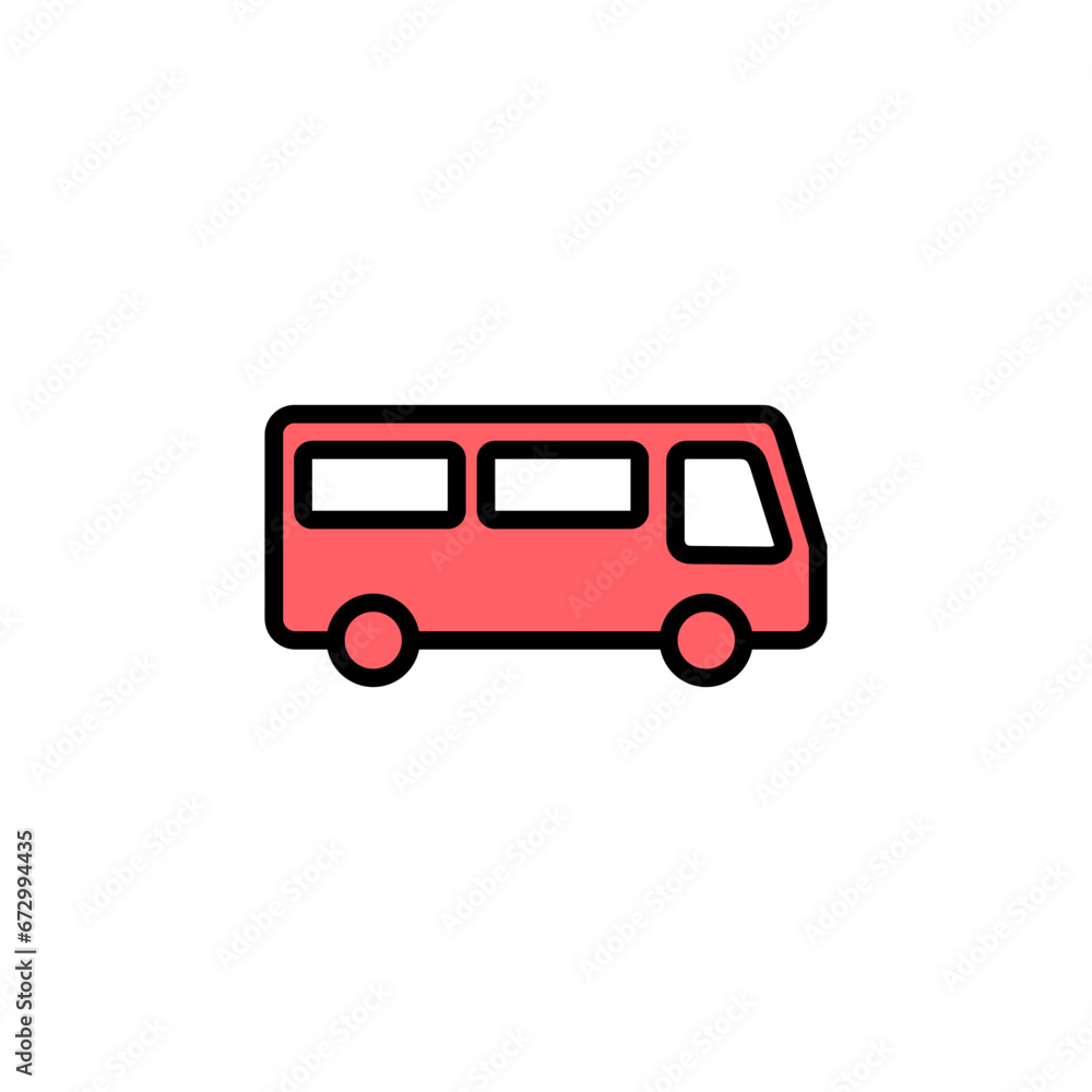 Bus icon set illustration. bus sign and symbol. transport symbol Bus icon set illustration. bus sign and symbol. transport symbol