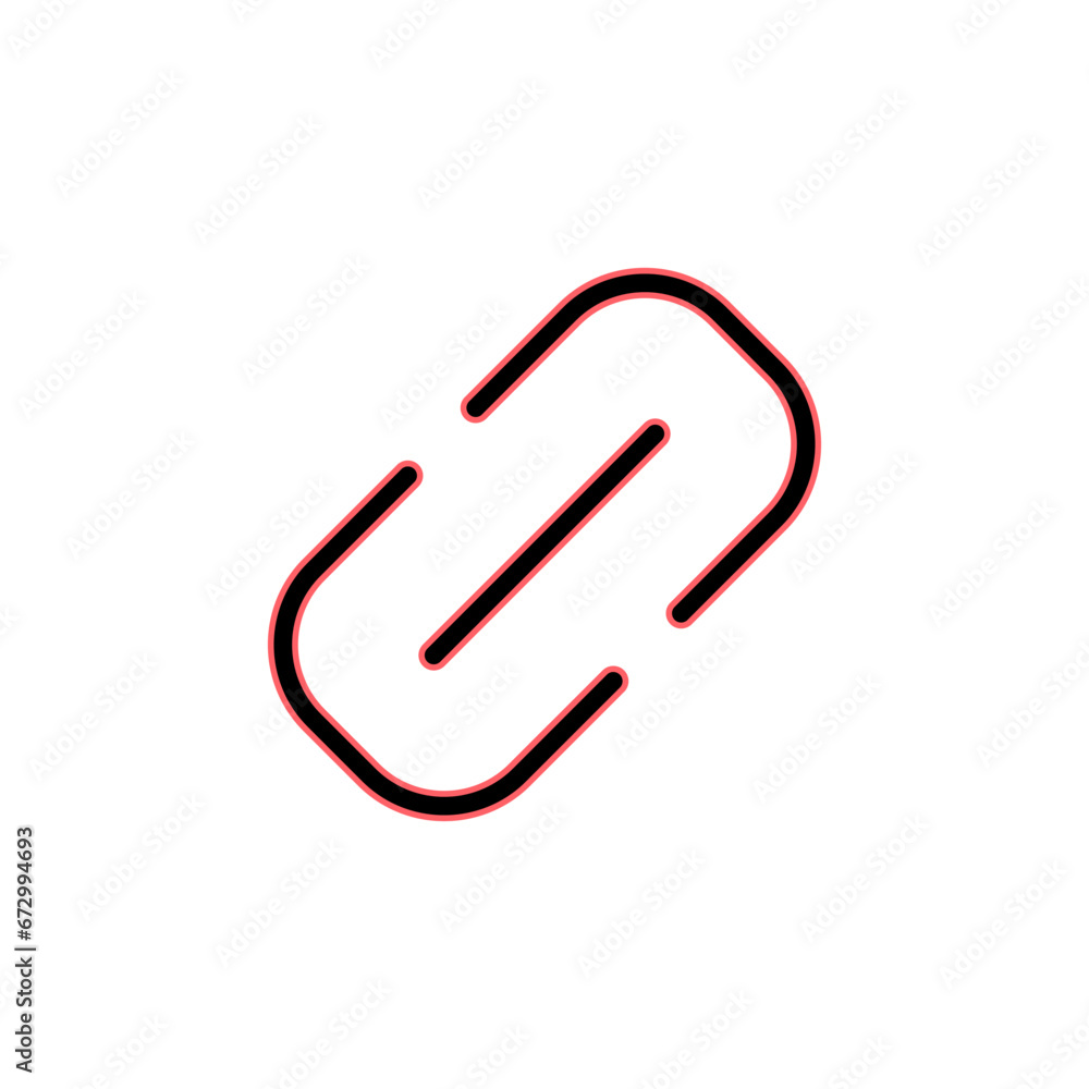 Link icon set illustration. Hyperlink chain sign and symbol Link icon set illustration. Hyperlink chain sign and symbol