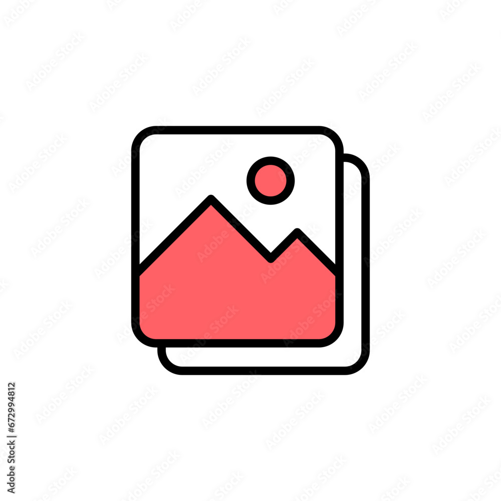 Picture icon set illustration. photo gallery sign and symbol. image icon Picture icon set illustration. photo gallery sign and symbol. image icon