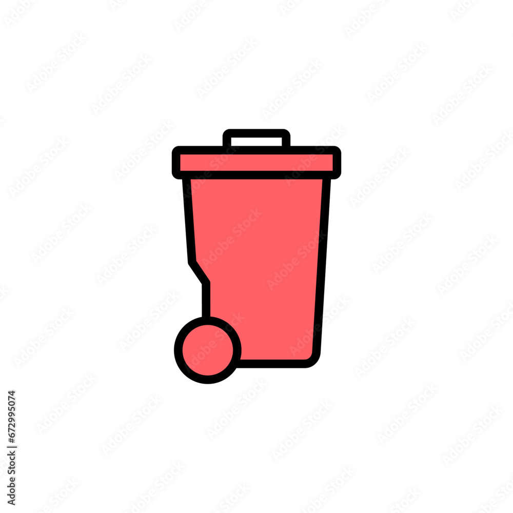 Trash icon set illustration. trash can icon. delete sign and symbol. Trash icon set illustration. trash can icon. delete sign and symbol.