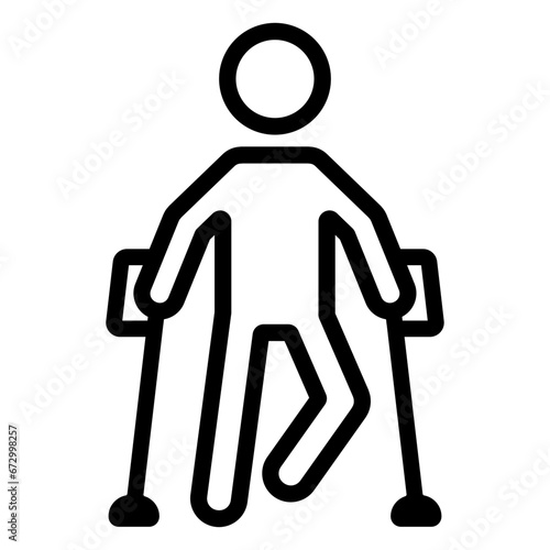 broken leg
