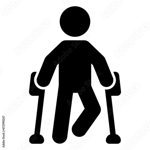 broken leg