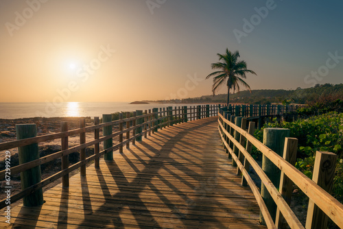 Fototapeta Naklejka Na Ścianę i Meble -  Playa Jobos in Isabela, Puerto Rico