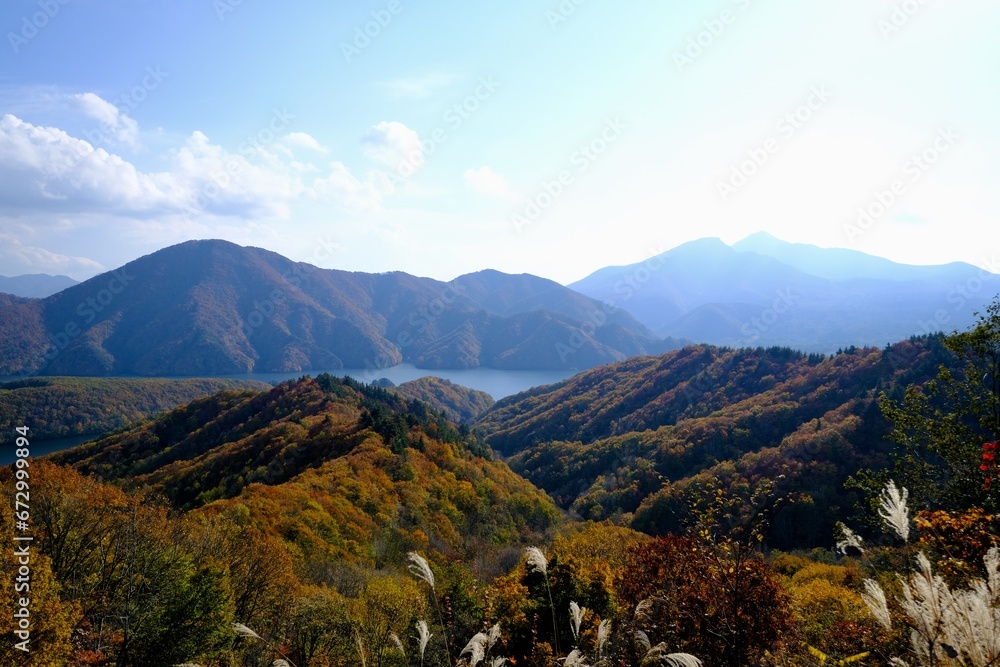 【福島】紅葉の小野川湖