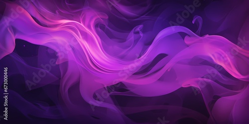 Purple fluid smoke abstract web background - generative ai