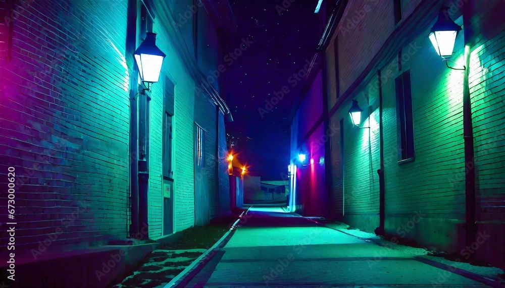 Fototapeta premium 不気味な路地裏