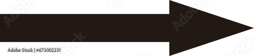Arrow icon No outline Black