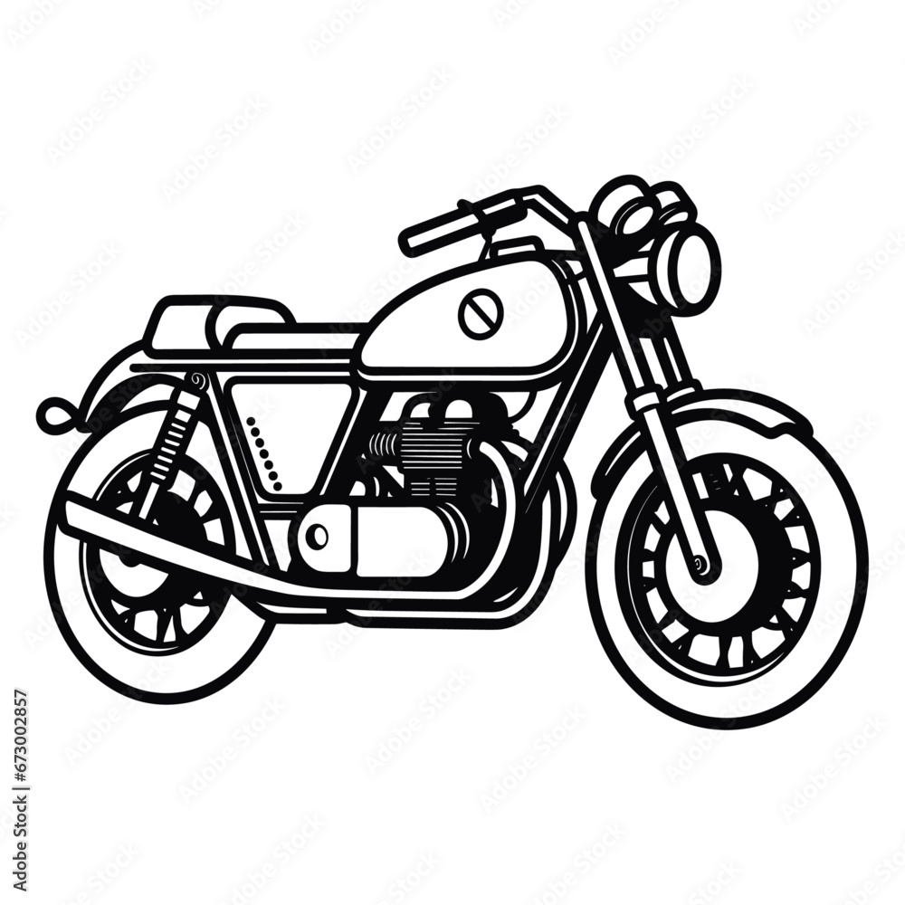 Vintage motorcycle concept