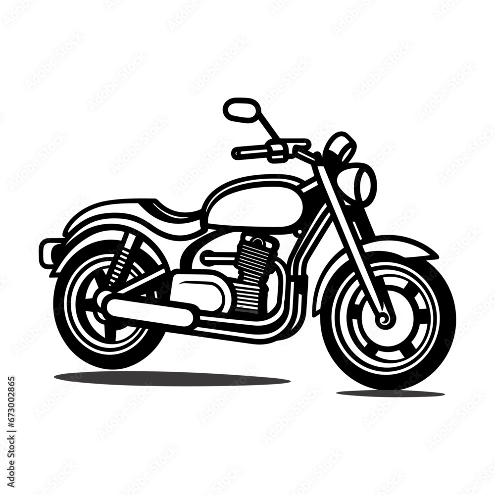 Obraz premium Vintage motorcycle concept