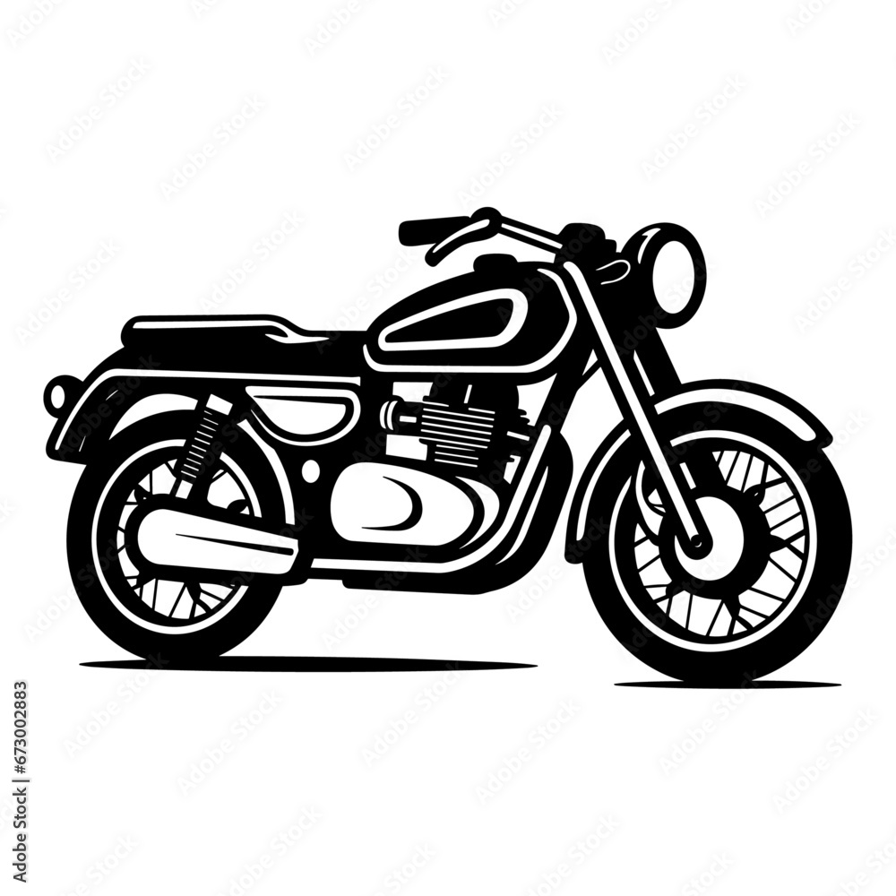 Obraz premium Vintage motorcycle concept