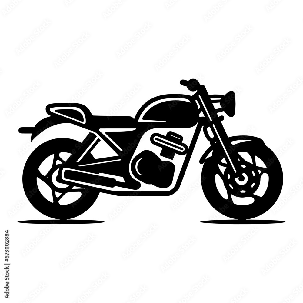 Fototapeta premium Vintage motorcycle concept