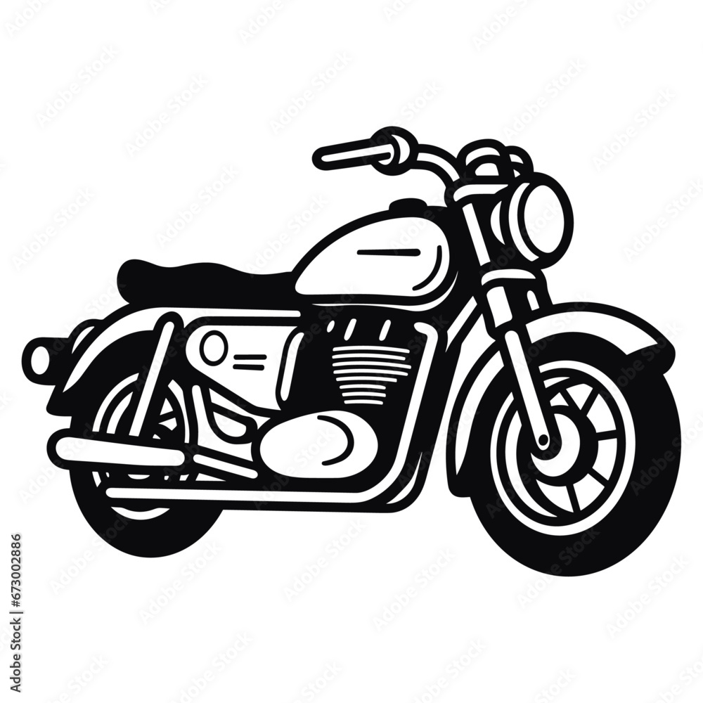 Obraz premium Vintage motorcycle concept